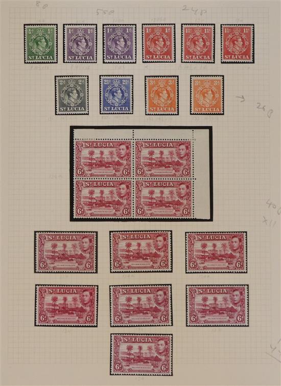 A mint and used accumulation of British Empire stamps
